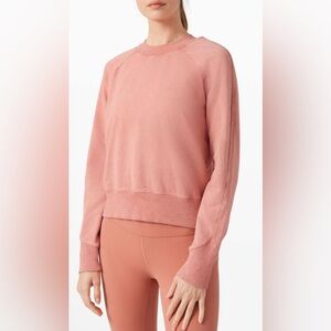 Lululemon Ready to Roll Crew *Dye Acid Rubber Dye Rustic Coral